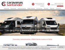 Tablet Screenshot of caravanas-santander.com